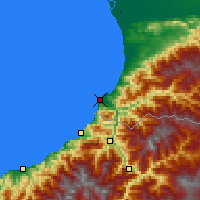 Nearby Forecast Locations - Batoemi - Kaart