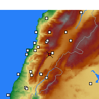 Nearby Forecast Locations - Houche-Al-O. - Kaart