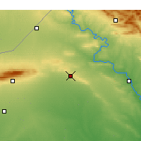 Nearby Forecast Locations - Tel Afar - Kaart