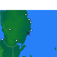 Nearby Forecast Locations - Mesaieed - Kaart
