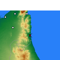 Nearby Forecast Locations - Fujairah - Kaart