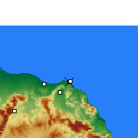 Nearby Forecast Locations - Haven Sultan Qaboes - Kaart