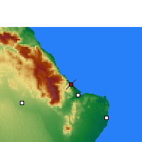Nearby Forecast Locations - Qalhat - Kaart