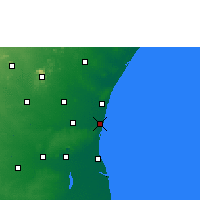 Nearby Forecast Locations - Cuddalore - Kaart