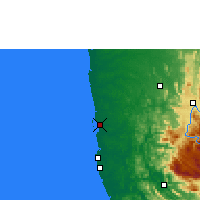 Nearby Forecast Locations - Katunayake - Kaart