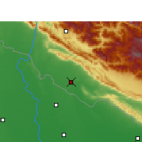 Nearby Forecast Locations - Nepalgunj - Kaart