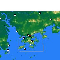 Nearby Forecast Locations - Ta Kwu Ling - Kaart