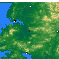 Nearby Forecast Locations - Sariwŏn - Kaart