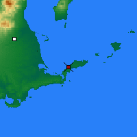 Nearby Forecast Locations - Nemuro - Kaart