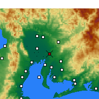 Nearby Forecast Locations - Nagoya - Kaart