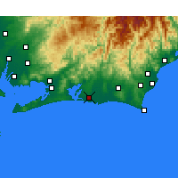 Nearby Forecast Locations - Hamamatsu - Kaart