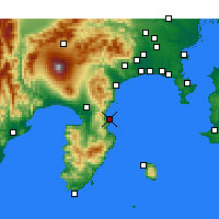Nearby Forecast Locations - Ajiro - Kaart
