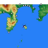 Nearby Forecast Locations - Oshima Airport - Kaart
