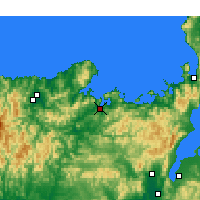 Nearby Forecast Locations - Maizuru - Kaart