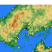 Nearby Forecast Locations - Hiroshima - Kaart
