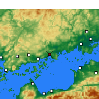 Nearby Forecast Locations - Fukuyama - Kaart