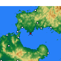 Nearby Forecast Locations - Ube - Kaart