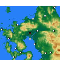 Nearby Forecast Locations - Saga - Kaart