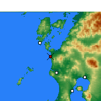 Nearby Forecast Locations - Akune - Kaart