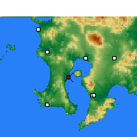 Nearby Forecast Locations - Kagoshima - Kaart