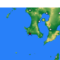 Nearby Forecast Locations - Makurazaki - Kaart
