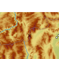 Nearby Forecast Locations - Doi Ang Khang - Kaart