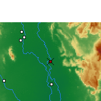 Nearby Forecast Locations - Phitsanulok - Kaart
