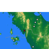 Nearby Forecast Locations - Satun - Kaart