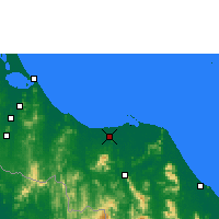 Nearby Forecast Locations - Pattani - Kaart