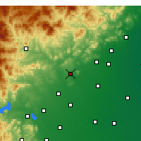 Nearby Forecast Locations - Quyang - Kaart