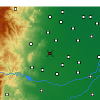 Nearby Forecast Locations - Handan - Kaart