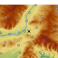 Nearby Forecast Locations - Quwo - Kaart