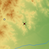 Nearby Forecast Locations - Ar Horqin Qi - Kaart