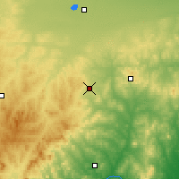 Nearby Forecast Locations - Baoguotu - Kaart