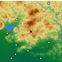 Nearby Forecast Locations - Xinglong - Kaart