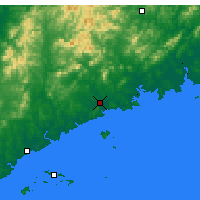 Nearby Forecast Locations - Zhuanghe - Kaart