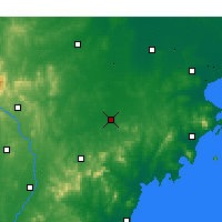 Nearby Forecast Locations - Zhucheng - Kaart