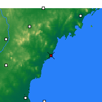 Nearby Forecast Locations - Rizhao - Kaart