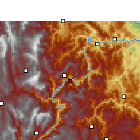 Nearby Forecast Locations - Yongshan - Kaart