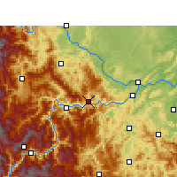 Nearby Forecast Locations - Pingshan - Kaart