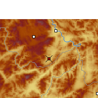 Nearby Forecast Locations - Damenglong - Kaart