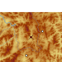 Nearby Forecast Locations - Mengla - Kaart