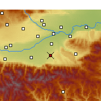 Nearby Forecast Locations - Chang'an - Kaart