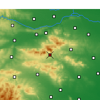Nearby Forecast Locations - Dengfeng - Kaart