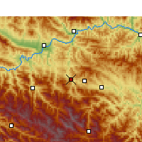 Nearby Forecast Locations - Pingli - Kaart