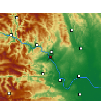 Nearby Forecast Locations - Yichang - Kaart