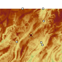 Nearby Forecast Locations - Xianfeng - Kaart