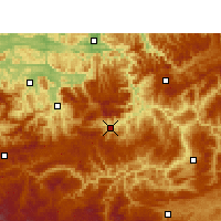 Nearby Forecast Locations - Gulin - Kaart