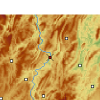 Nearby Forecast Locations - Yanhe - Kaart