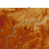 Nearby Forecast Locations - Xifeng/GZH - Kaart